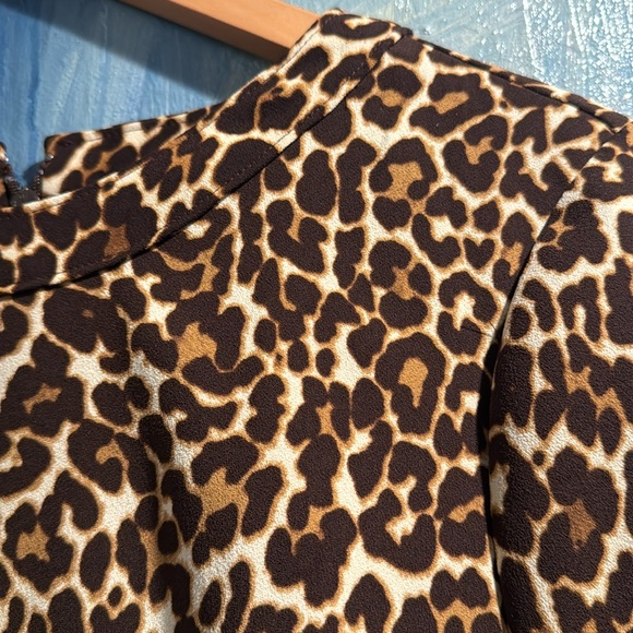 J. Crew leopard print shift dress size 6 NWT - Picture 2 of 9